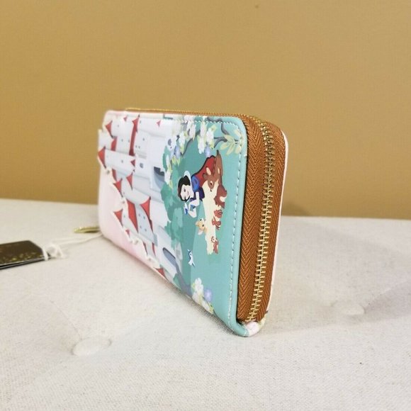 Loungefly Disney Snow White Castle Scene Wallet NEW - Picture 6 of 12
